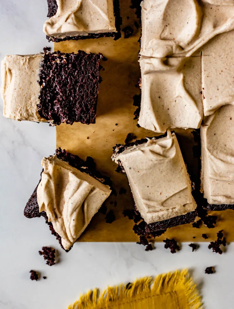 Mexican Hot Chocolate Sheet Cake