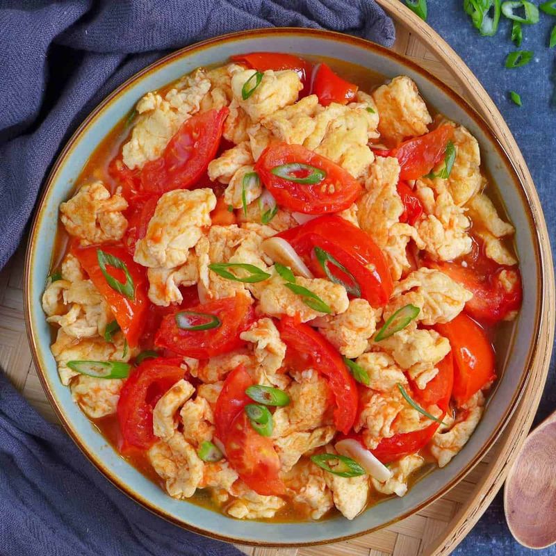 Chinese Tomato and Egg Stir Fry