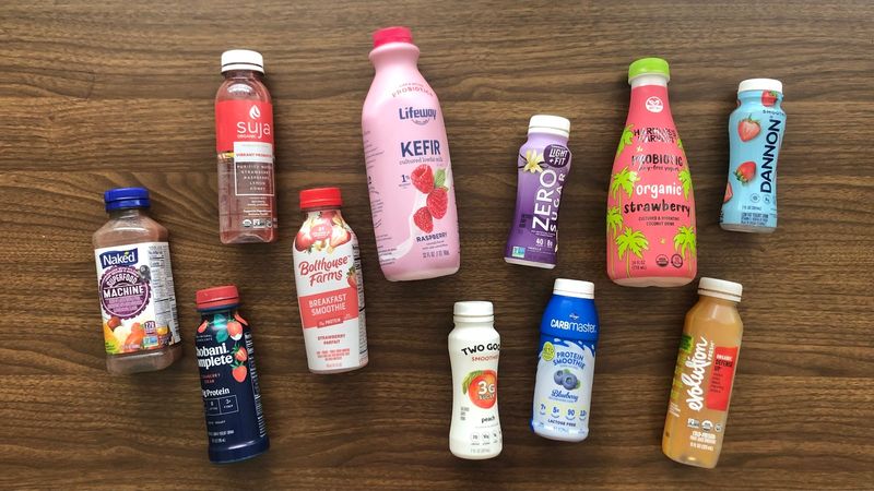 Smoothie Pouches and Bottled Smoothies