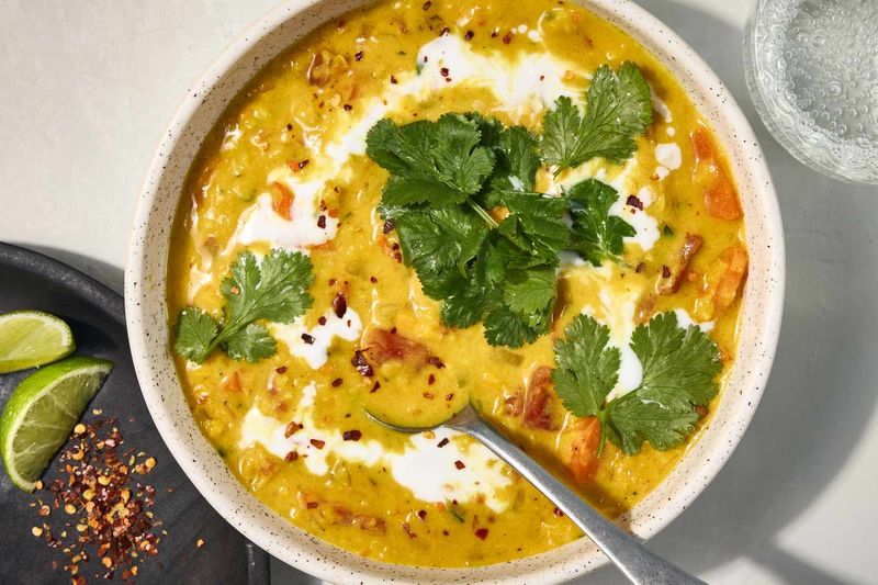 Spicy Coconut Curry Lentil Soup