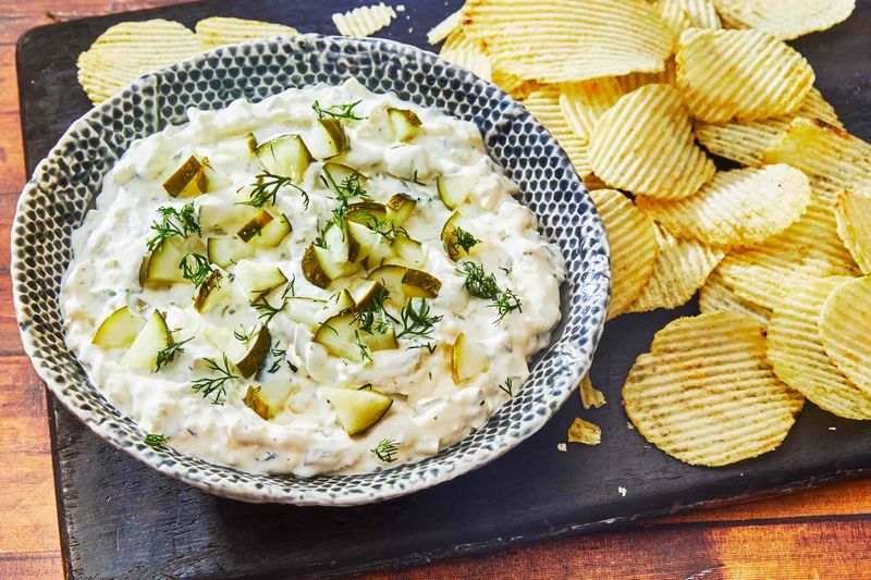Dill Pickle Cream Cheese Dip