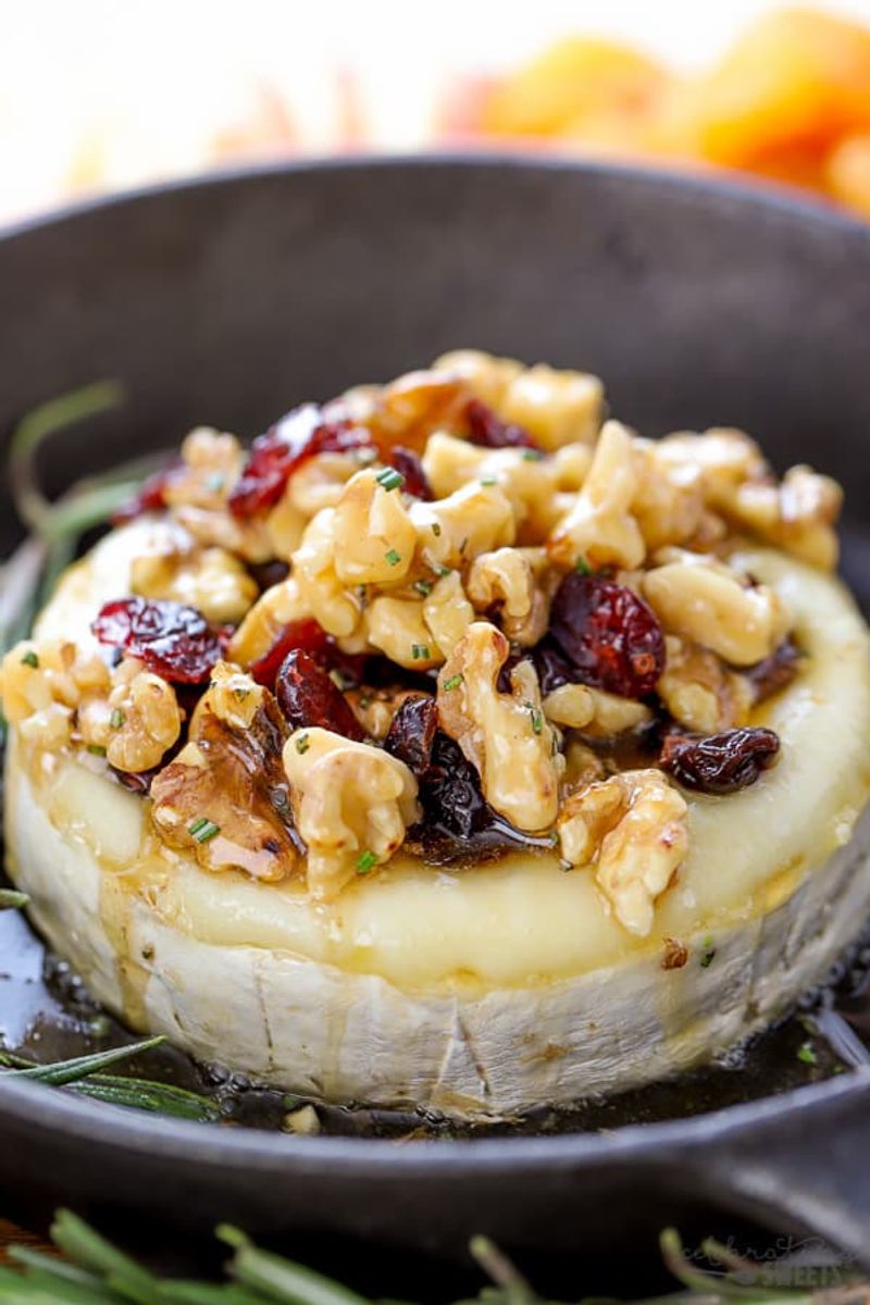 Baked Brie with Honey and Nuts