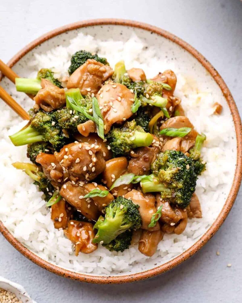Teriyaki Chicken With Frozen Broccoli