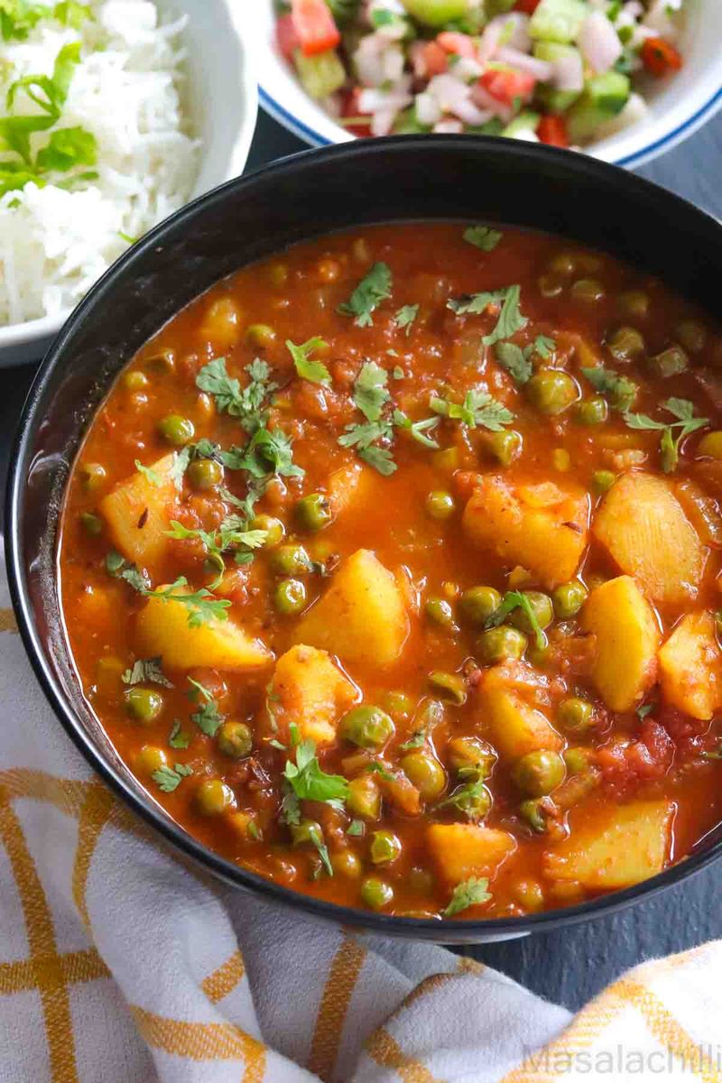 Pea And Potato Curry
