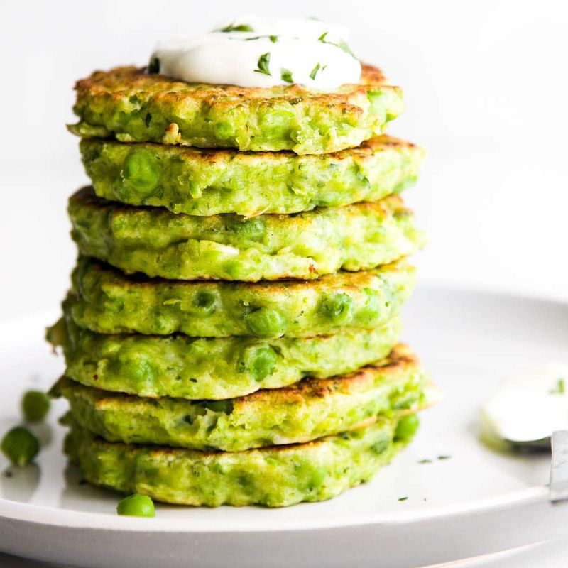 Pea Pancakes