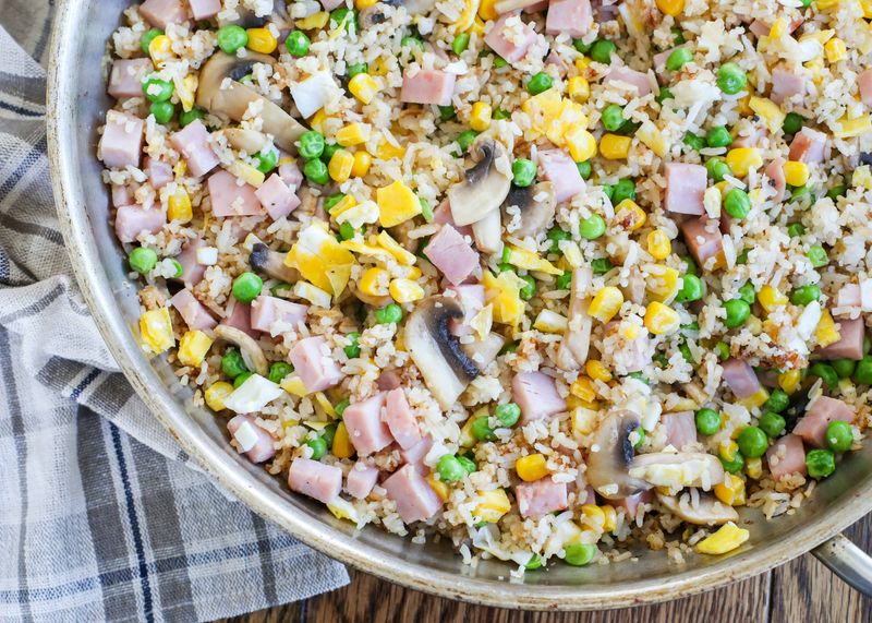 Pea And Ham Fried Rice
