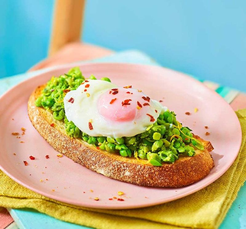 Smashed Pea Toast