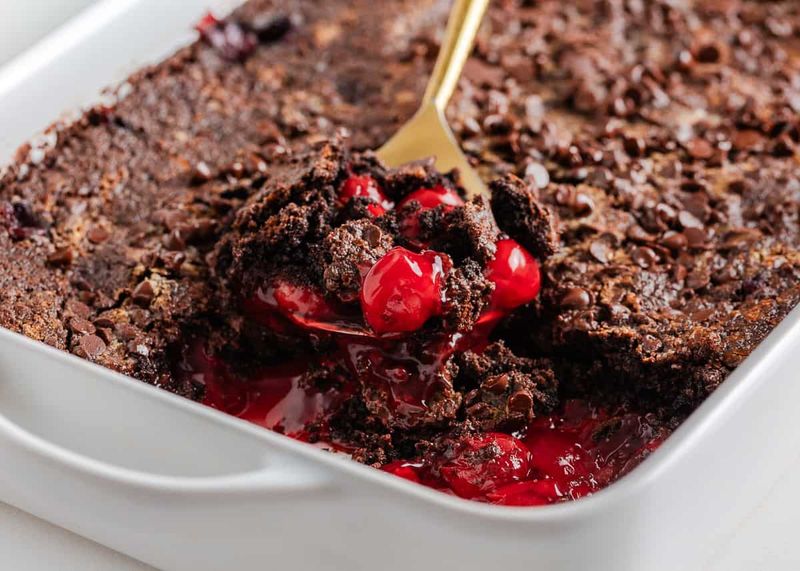 Cherry Chocolate Dump Cake