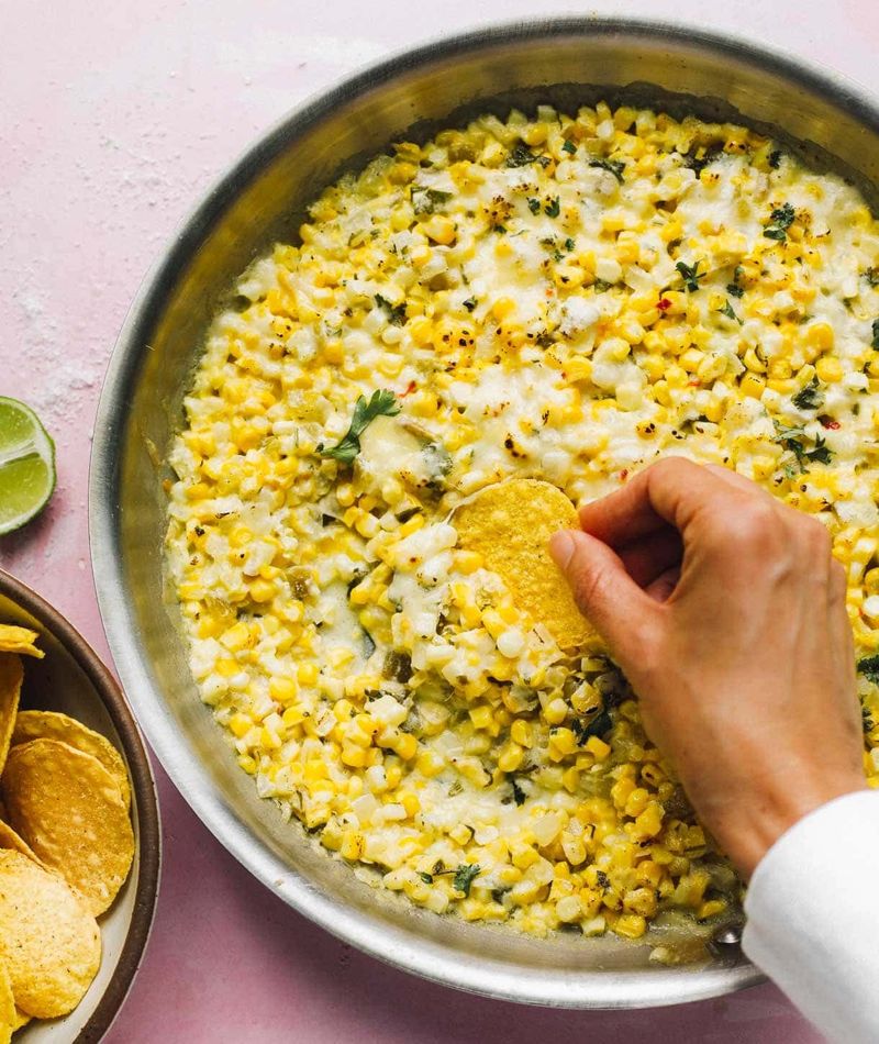 Cheesy Corn Cream Cheese Dip
