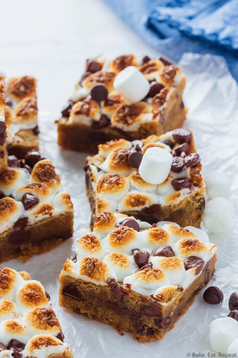 Peanut Butter S'mores Bars