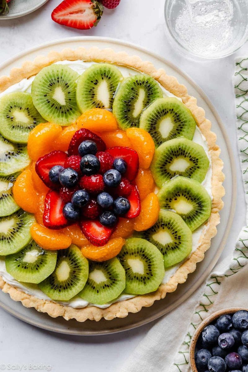 Fruit Tart with Vanilla Custard