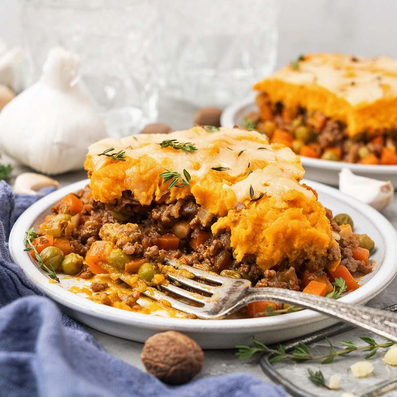Cottage Pie with Sweet Potato Topping