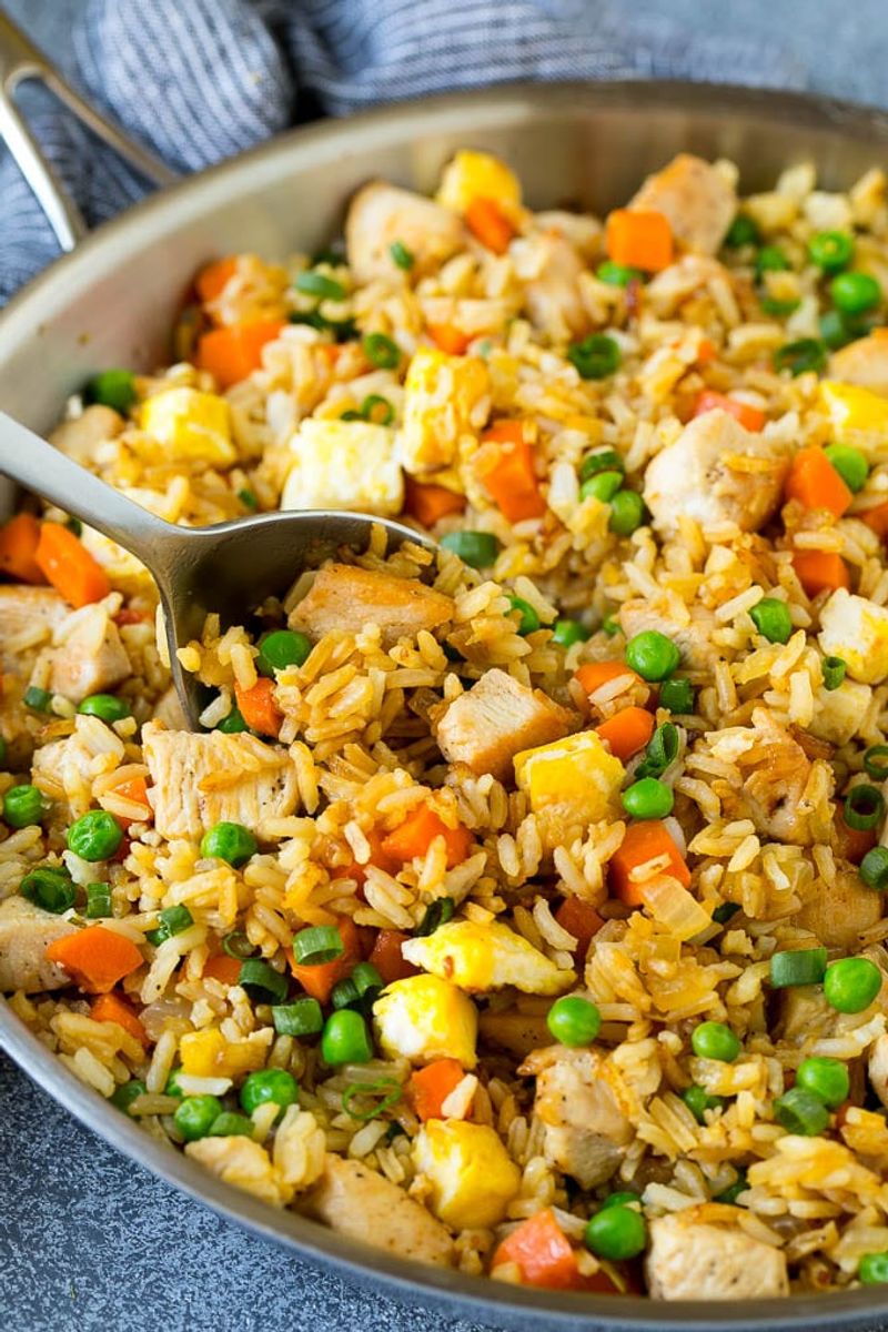 Vegetable Chicken Fried Rice