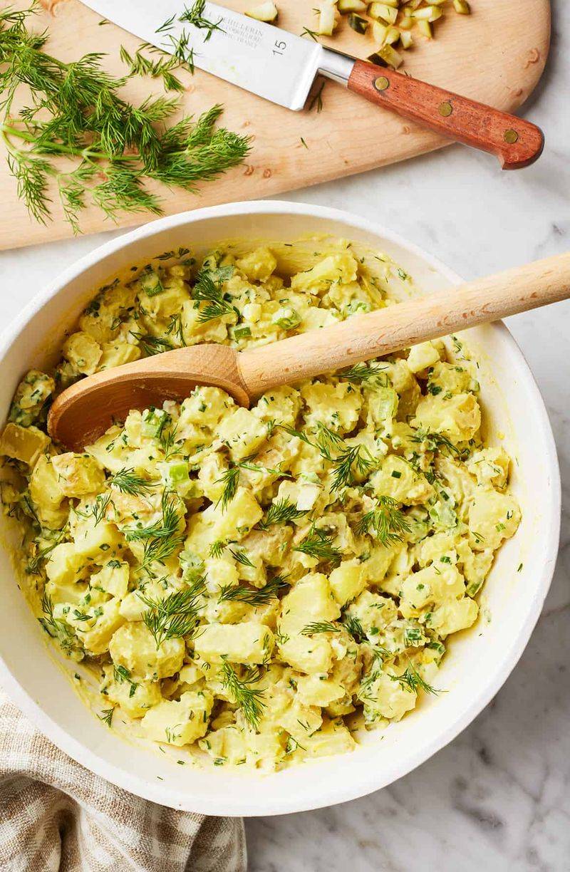 Potato Salad with Mustard Dressing