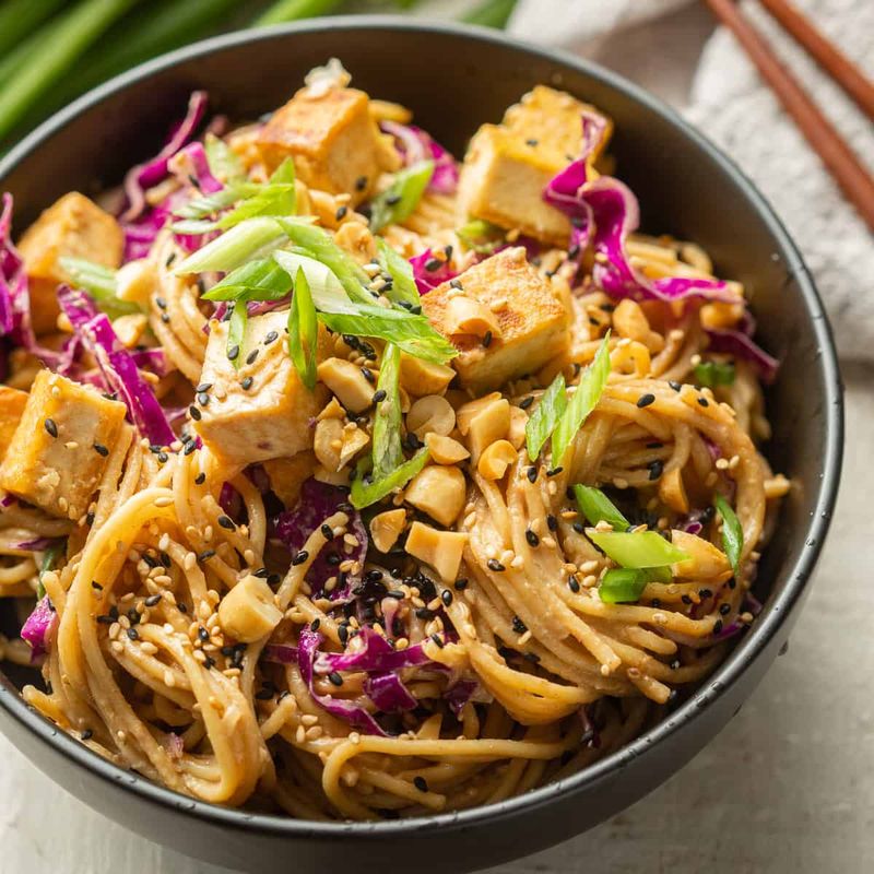Sesame Noodles with Peanut Sauce