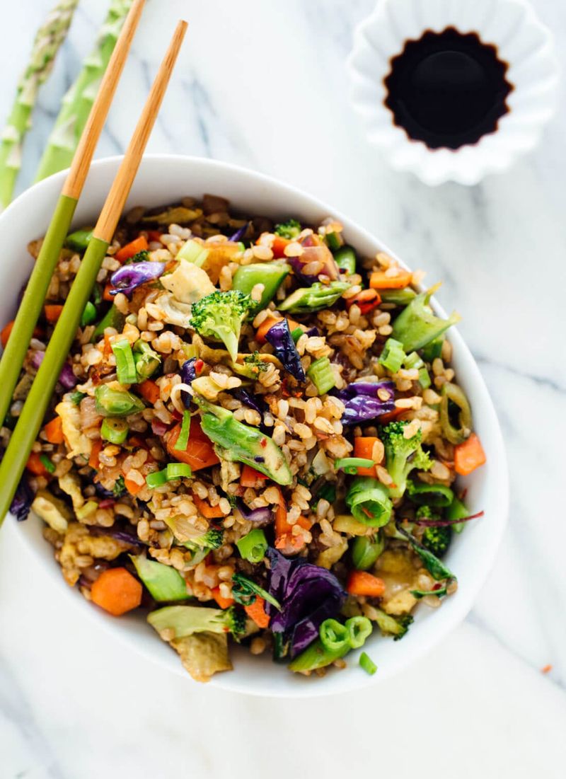 Edamame and Brown Rice Stir-Fry