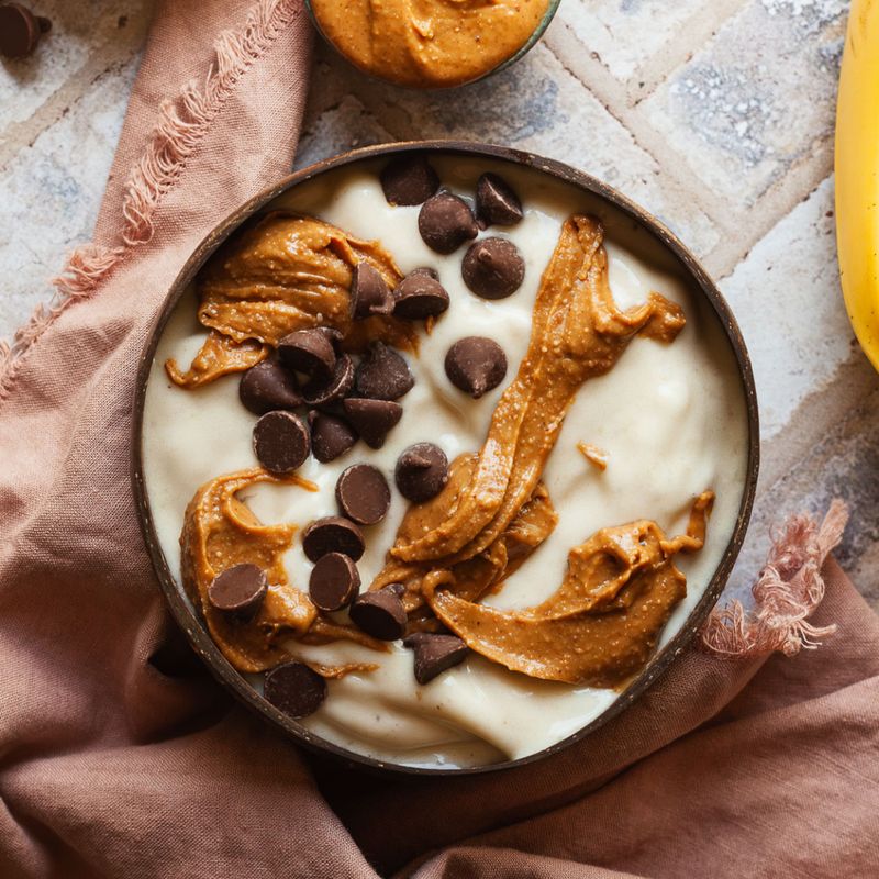 Peanut Butter Banana Ice Cream