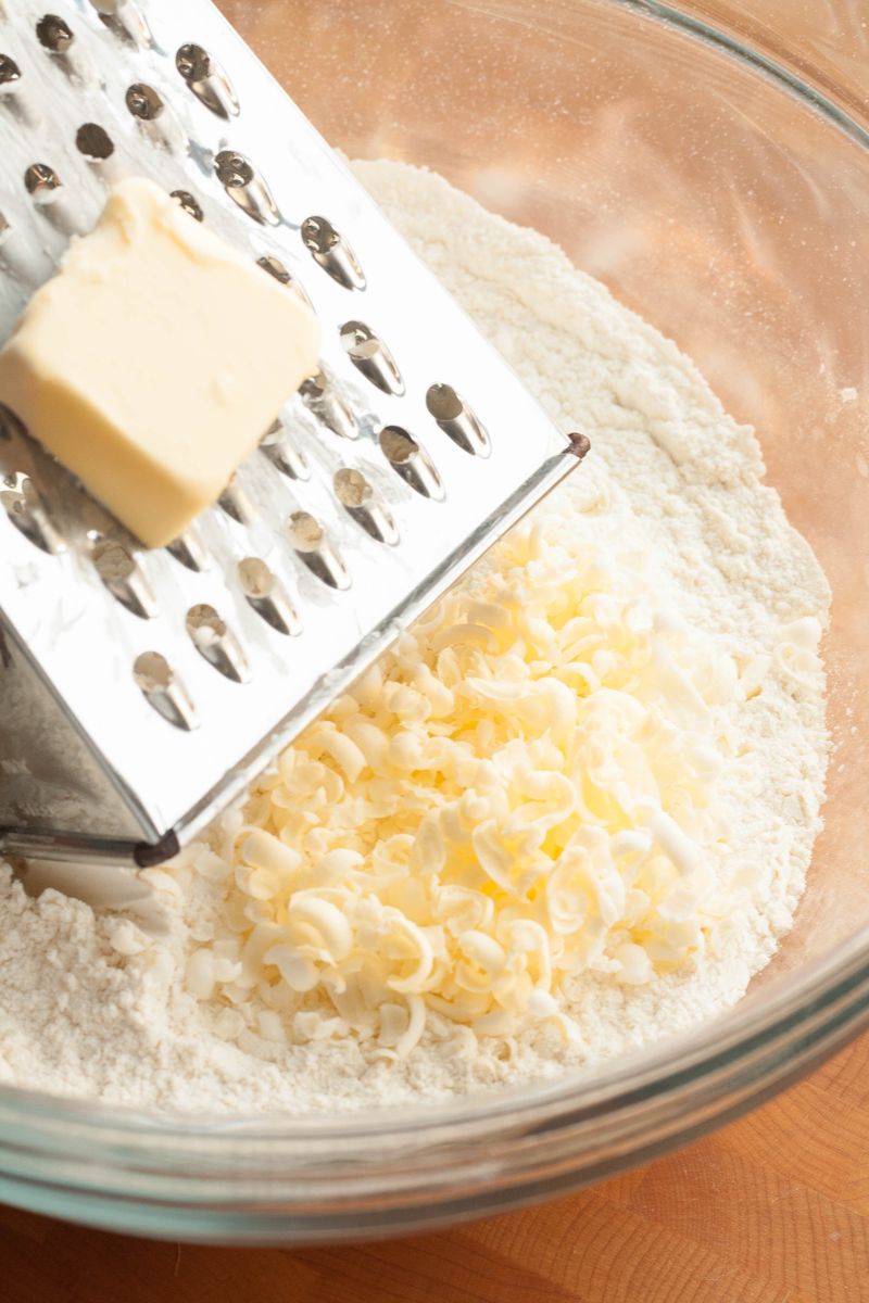 Grate Frozen Butter for Flakier Pastry