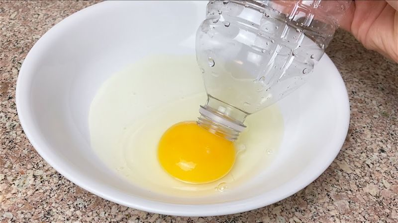 Separate Egg Yolks Using a Plastic Bottle