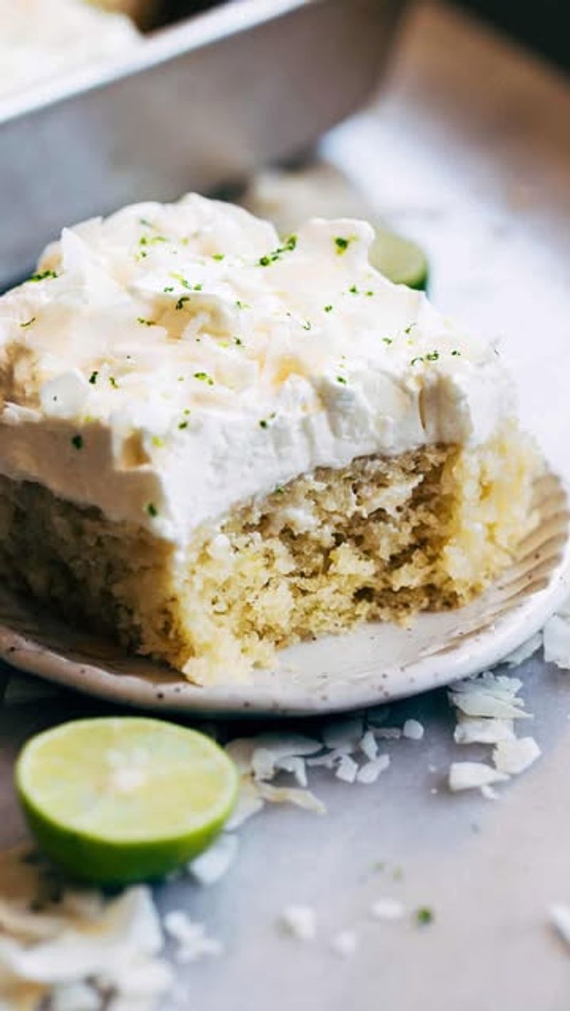 Coconut Lime Tres Leches Cake
