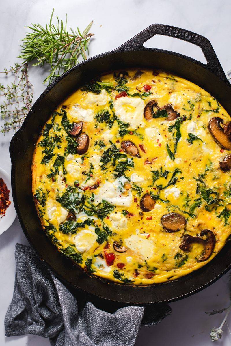 Truffle Mushroom Frittata