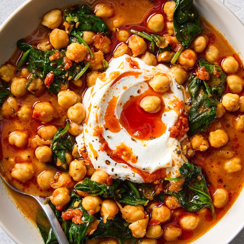 Chickpea and Spinach Stew