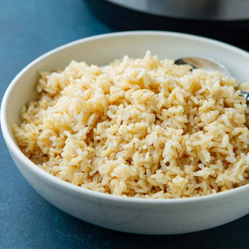Steamed Brown Rice