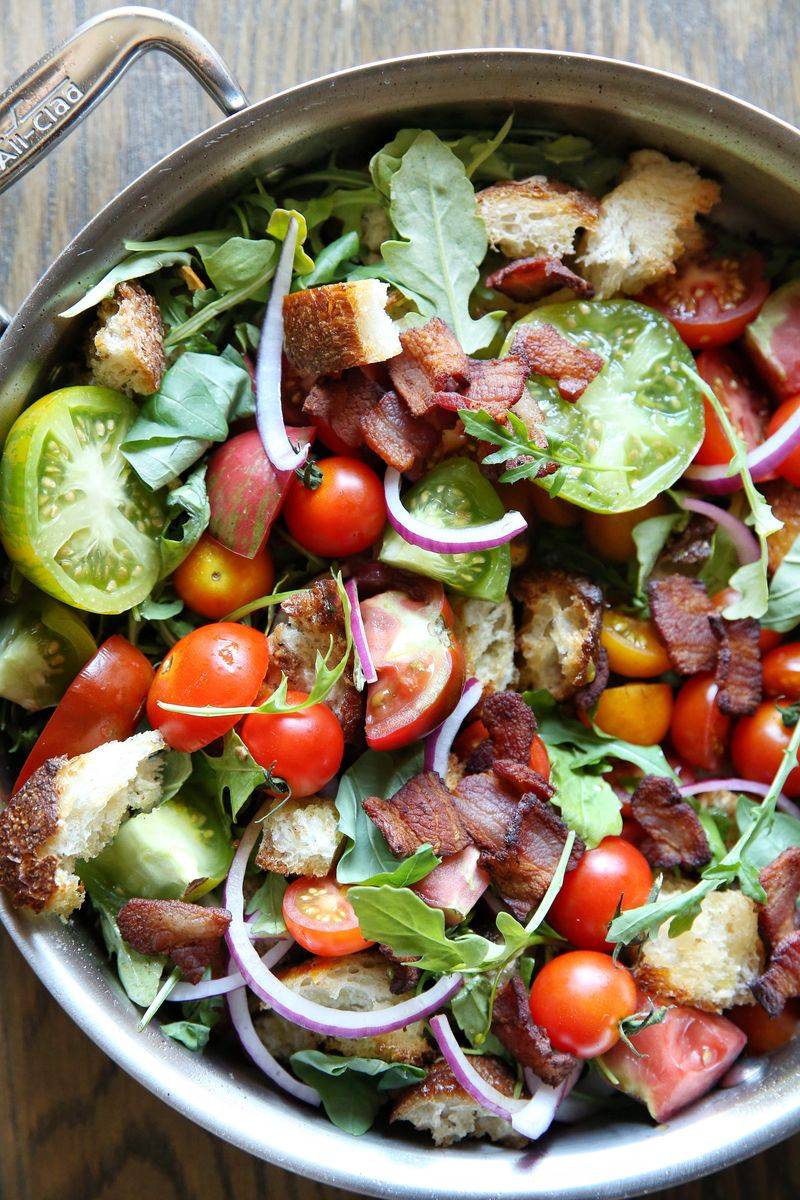 BLT Panzanella Salad