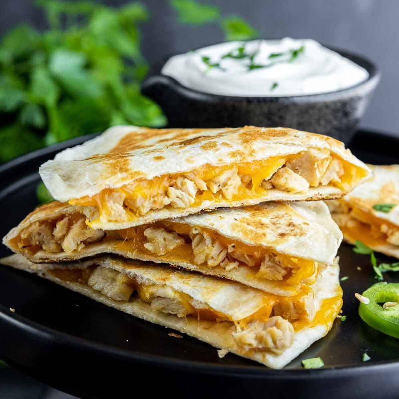 Chicken Quesadillas With Frozen Chicken