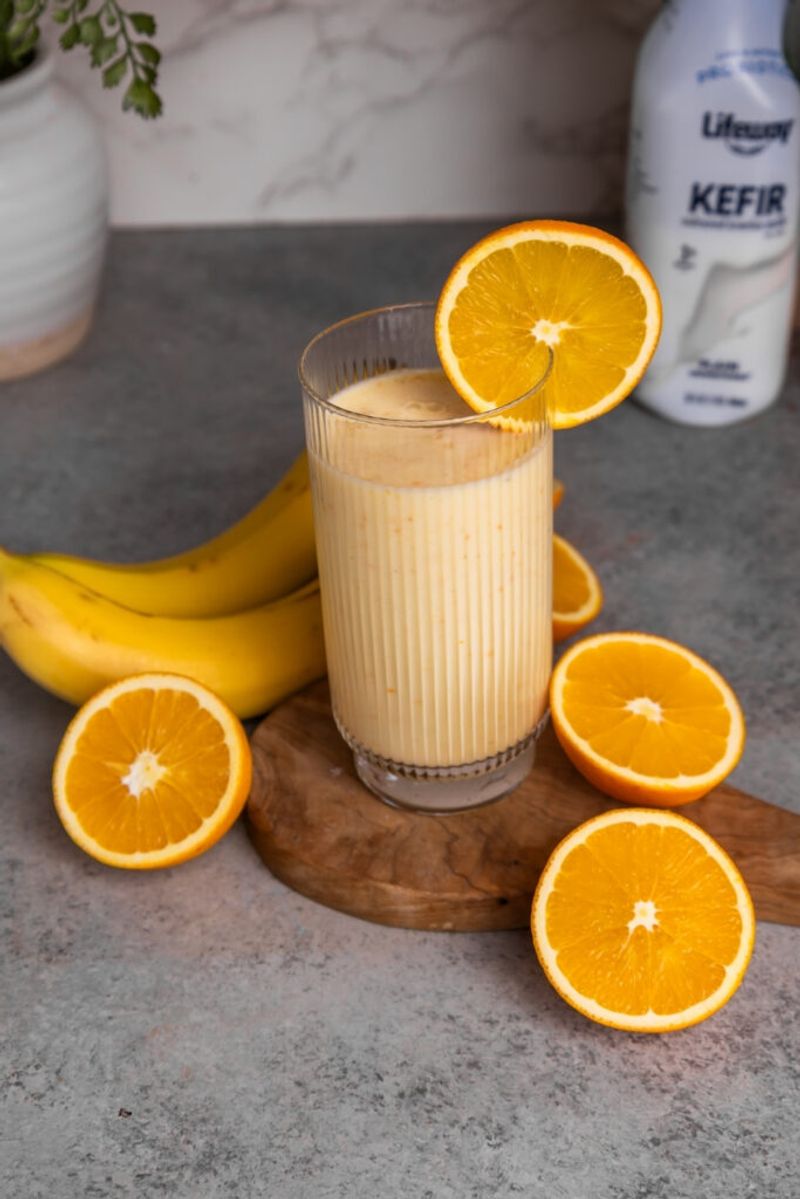 Kefir Smoothie With Banana and Ginger