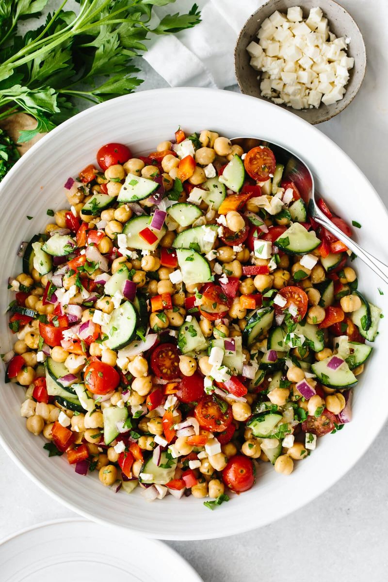 Chickpea and Cucumber Salad