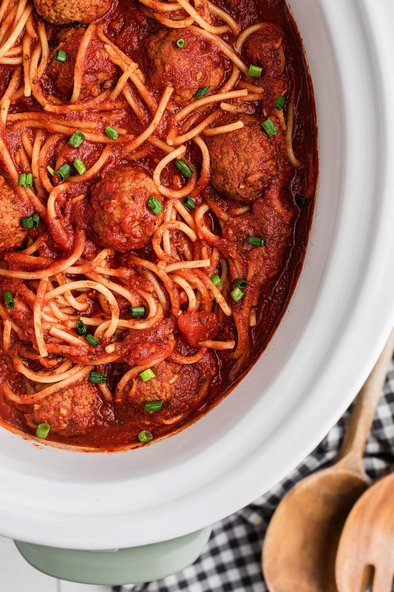 Frozen Meatball Pasta