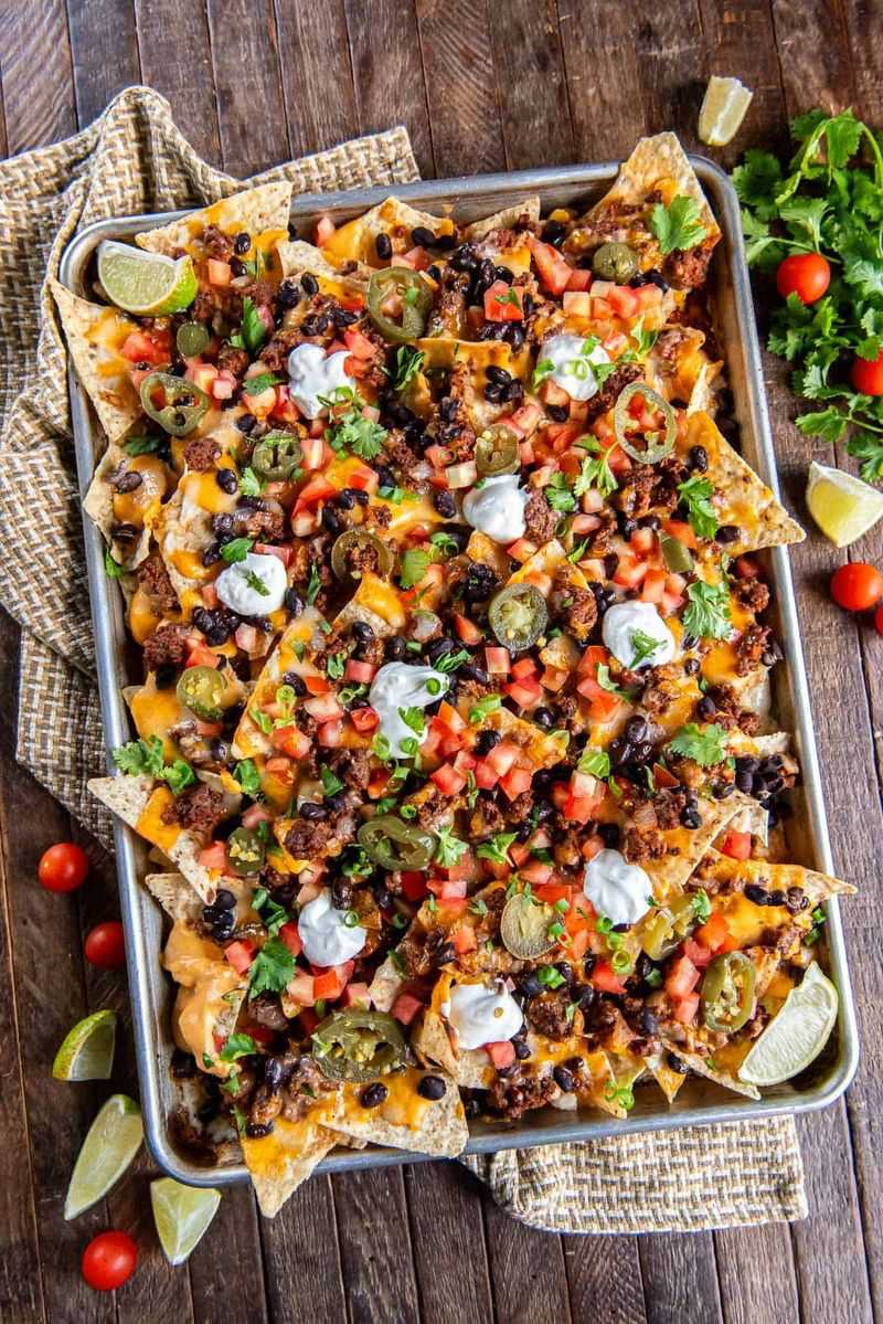 Loaded Beef Nachos