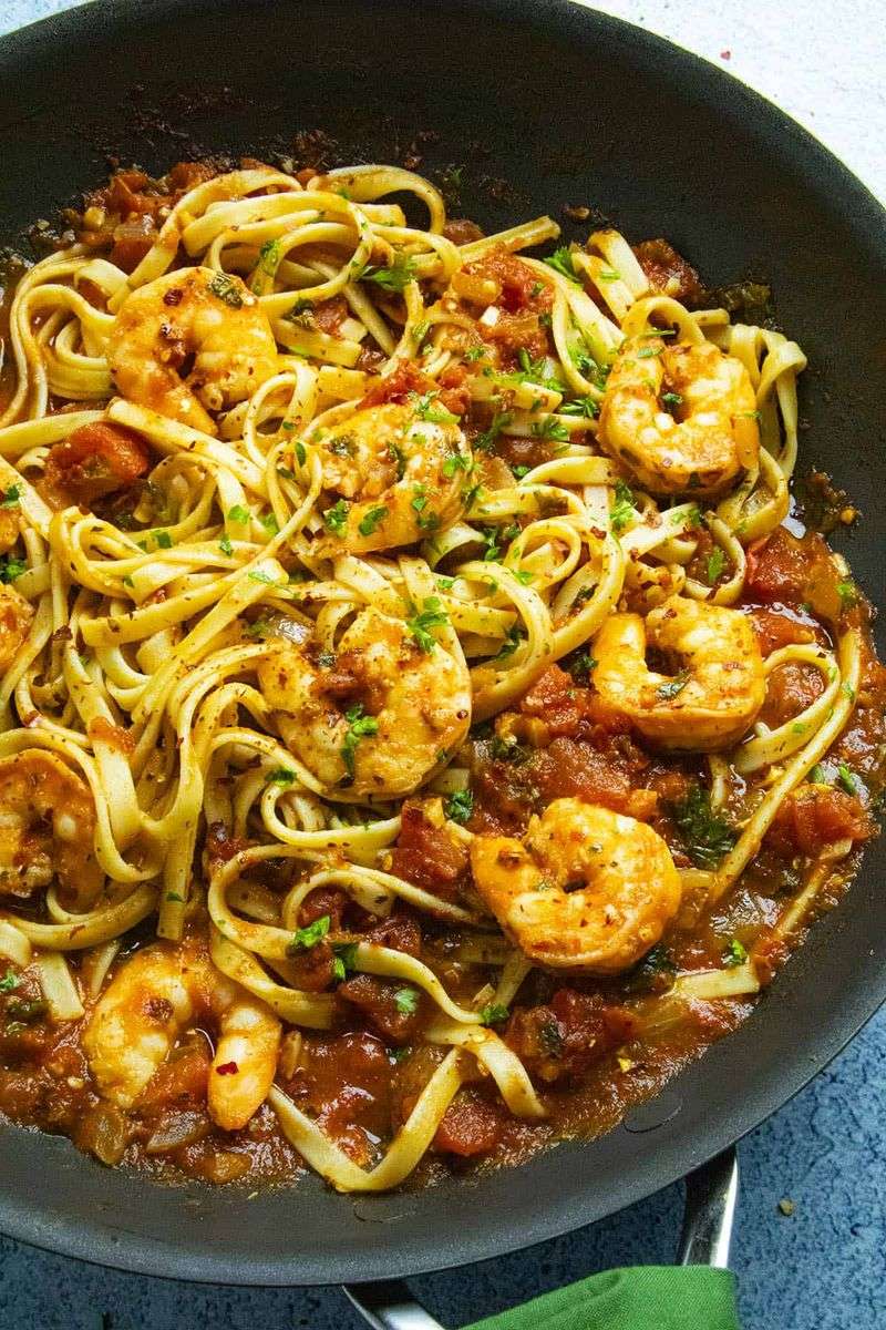 One-Pan Shrimp Fra Diavolo