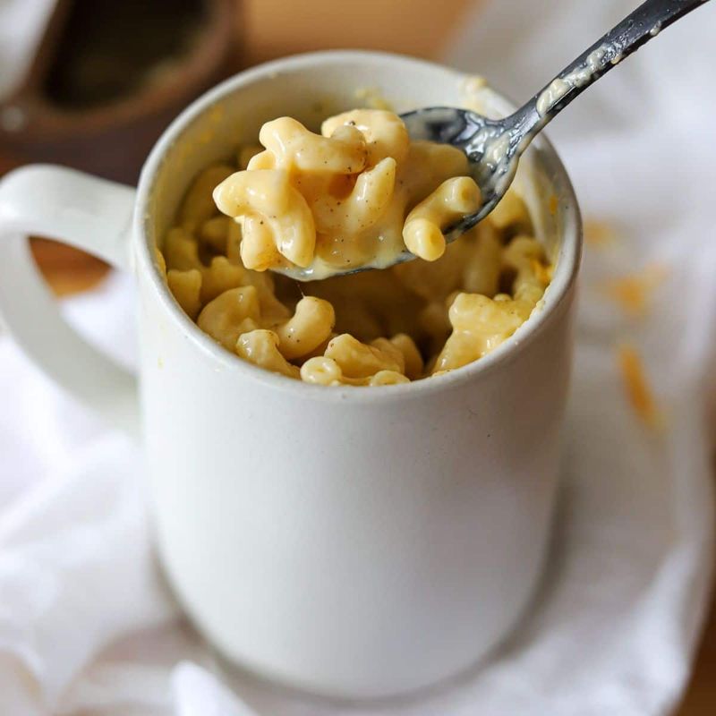 Microwave Mug Mac and Cheese
