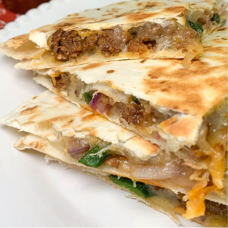 Skillet Chorizo Quesadillas