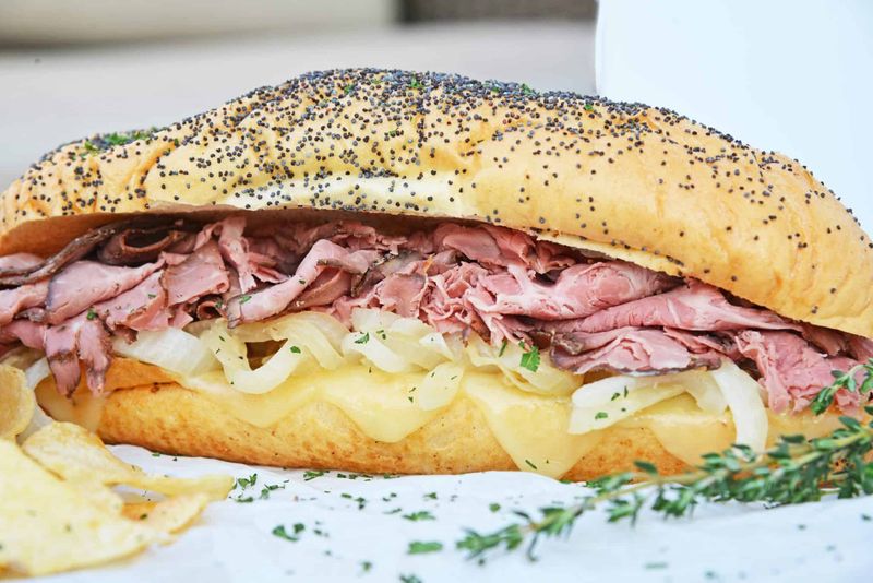 Roast Beef and Horseradish Sandwich