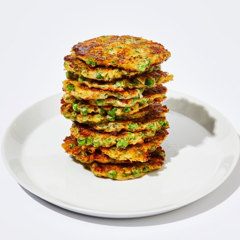 Pea And Ricotta Fritters