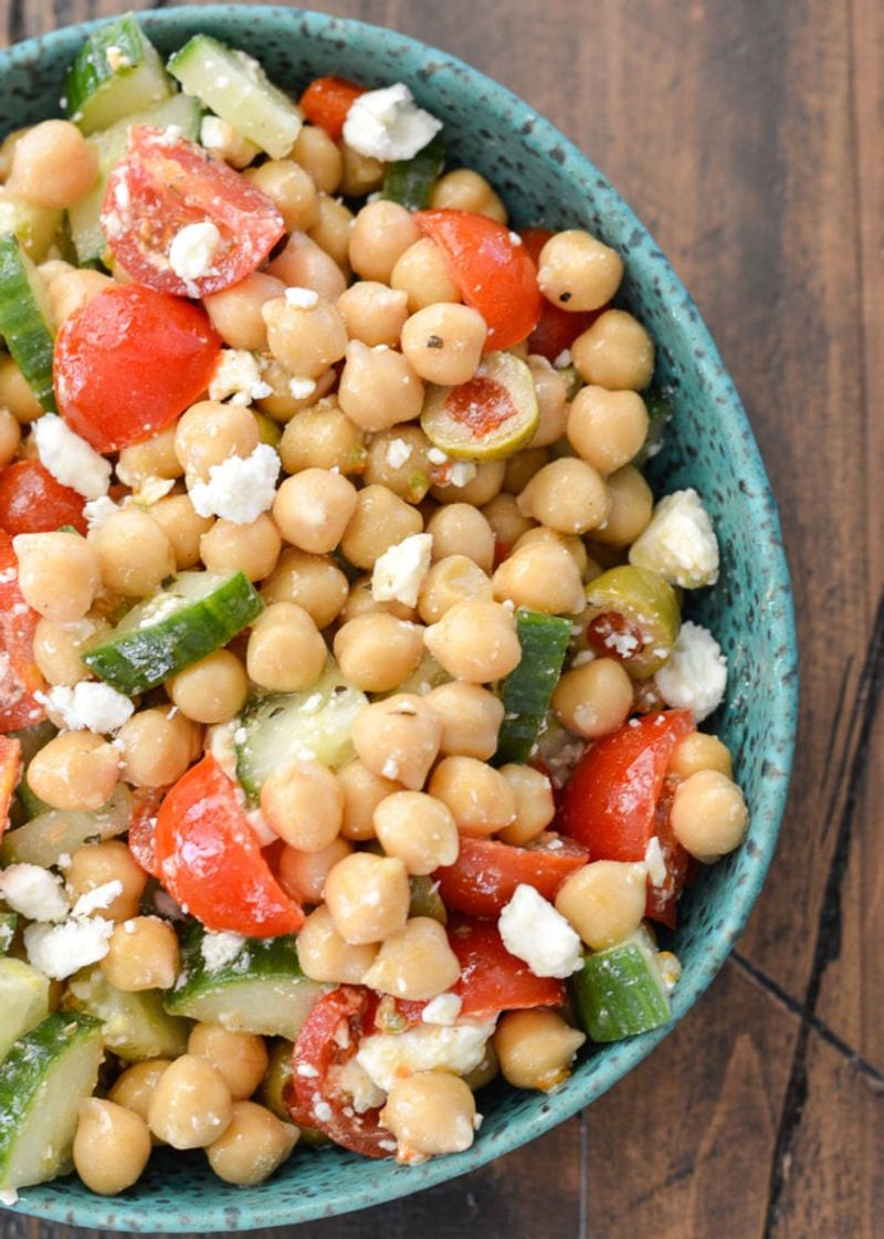Chickpea and Cucumber Salad
