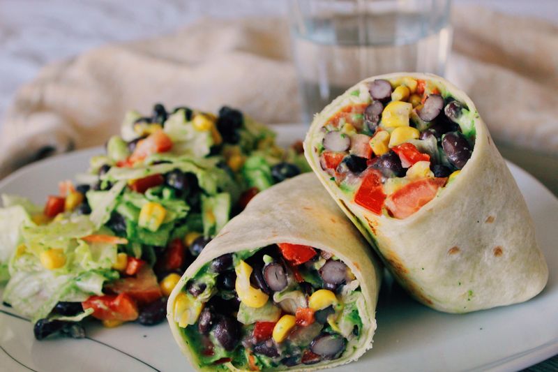 Southwest Black Bean Wrap