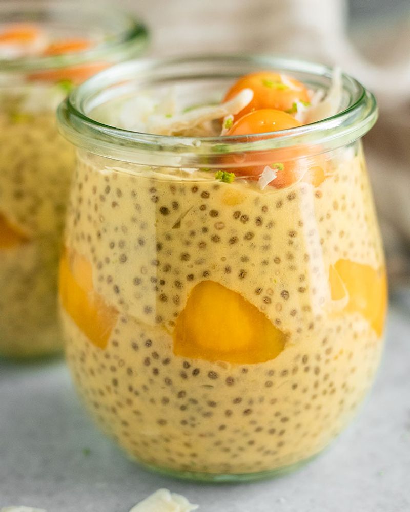 Chia Seed Pudding with Mango
