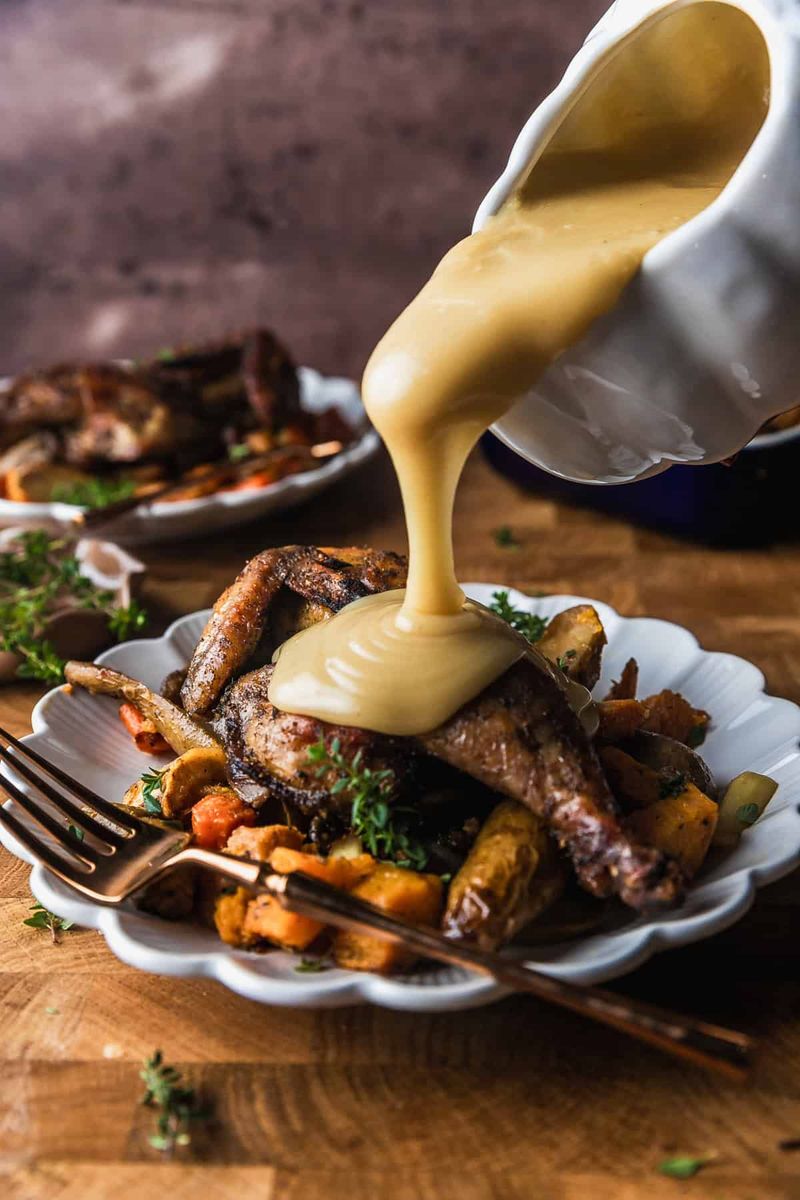 Making Gravy from Pan Drippings