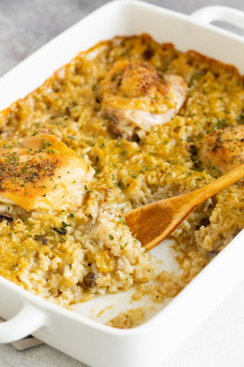 Chicken And Rice  Casserole