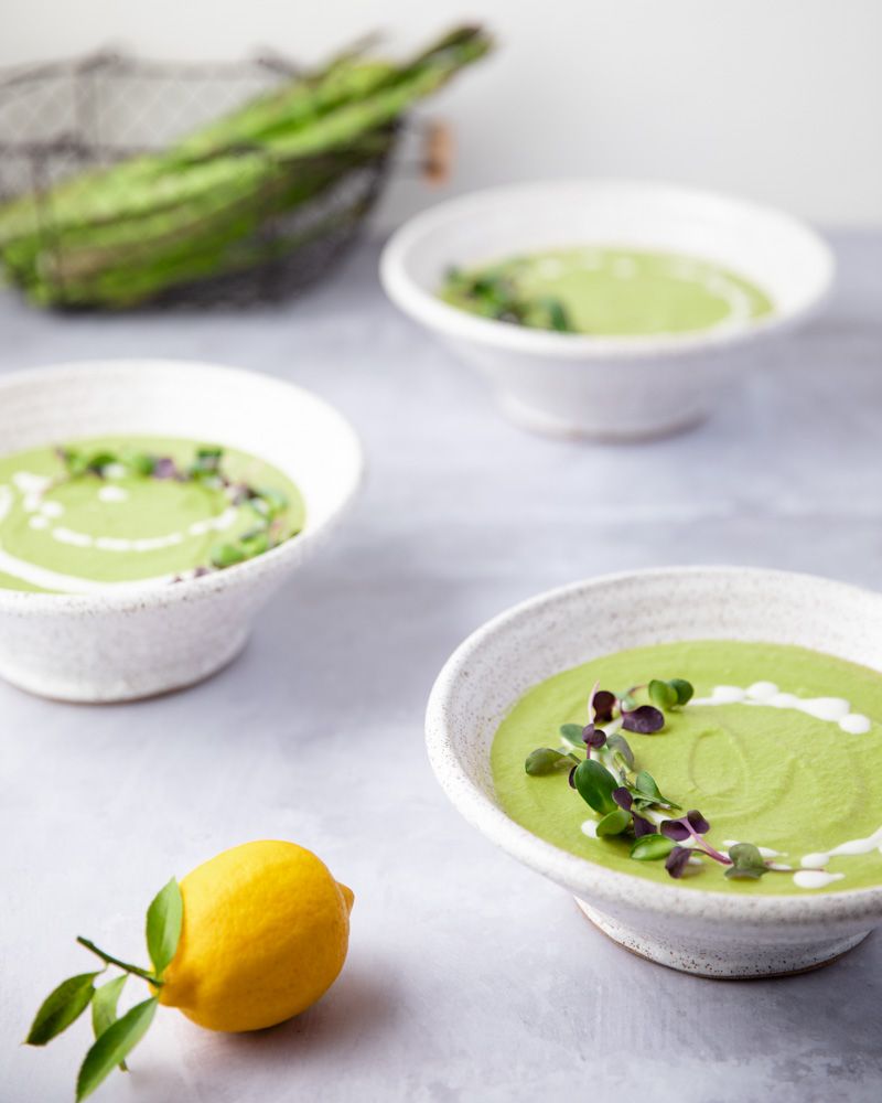 Asparagus and Pea Spring Soup