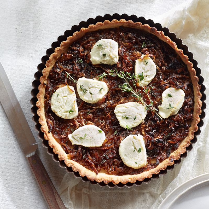 Caramelized Onion and Goat Cheese Tart