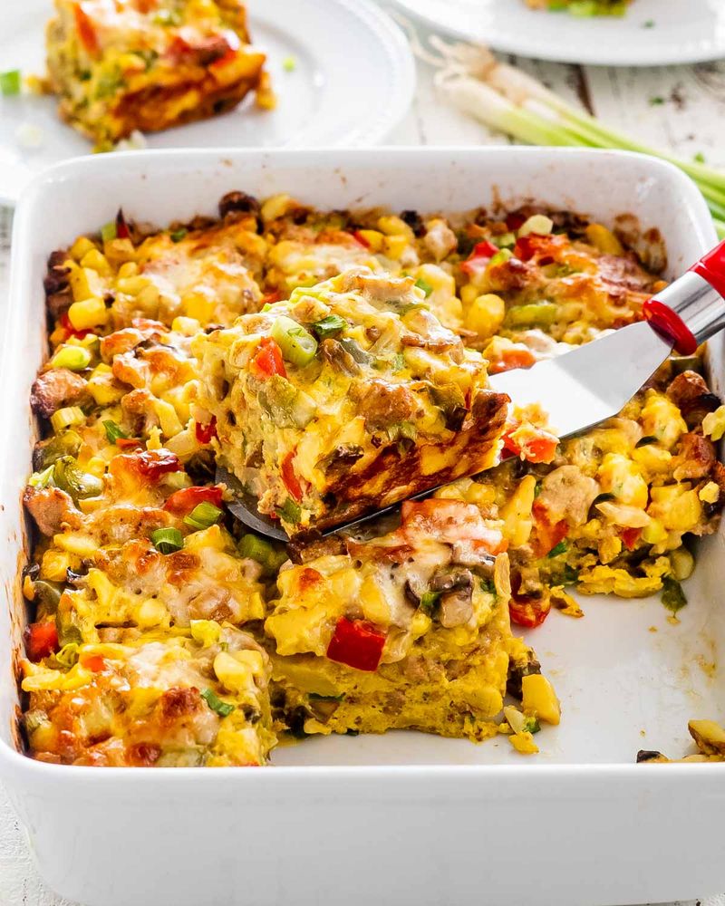 Hearty Sausage and Egg Breakfast Casserole