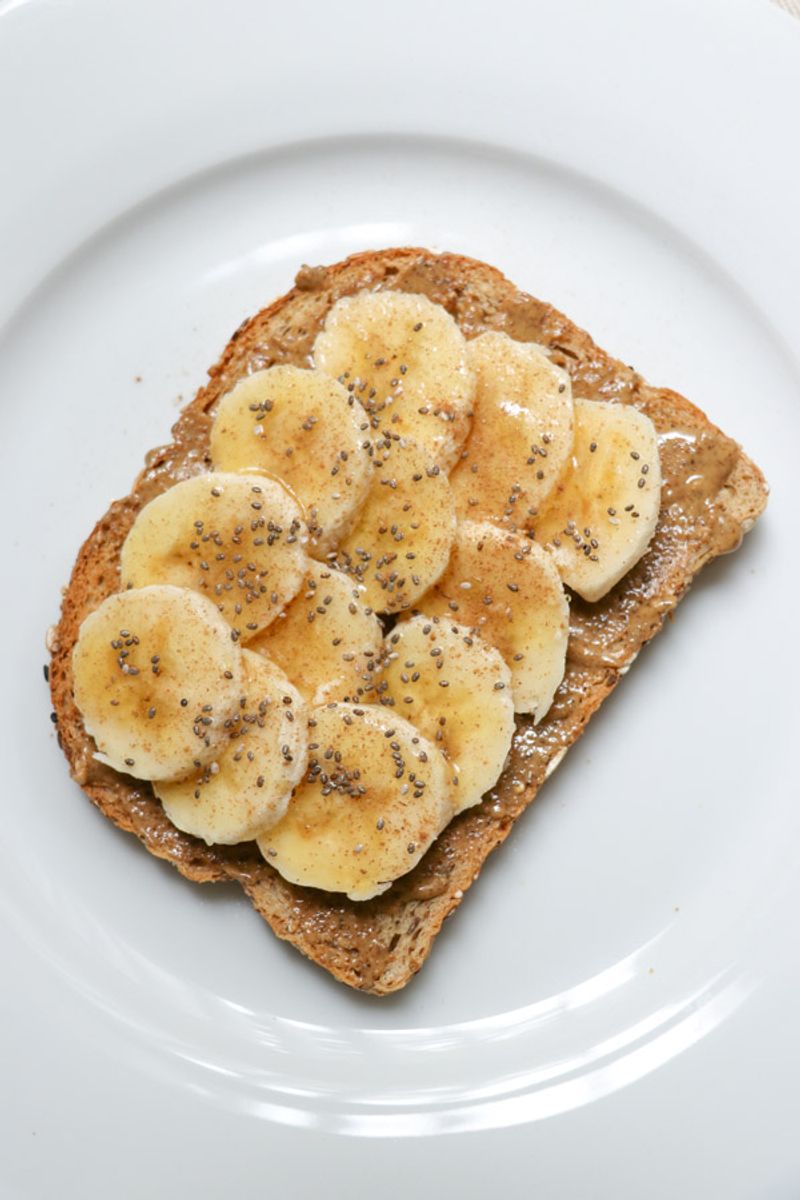 Almond Butter on Whole Wheat Toast
