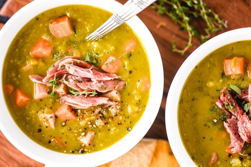 Split Pea Soup With Smoked Ham
