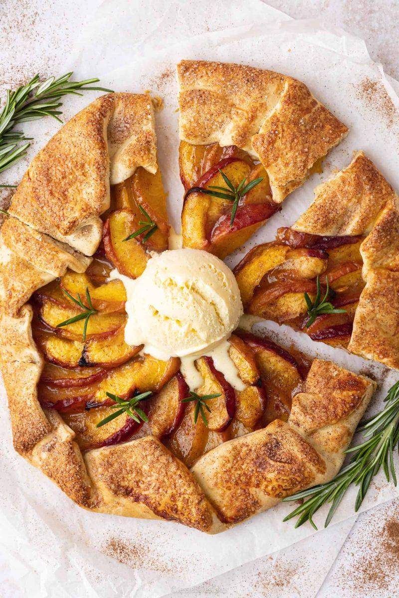 Honey Peach Galette