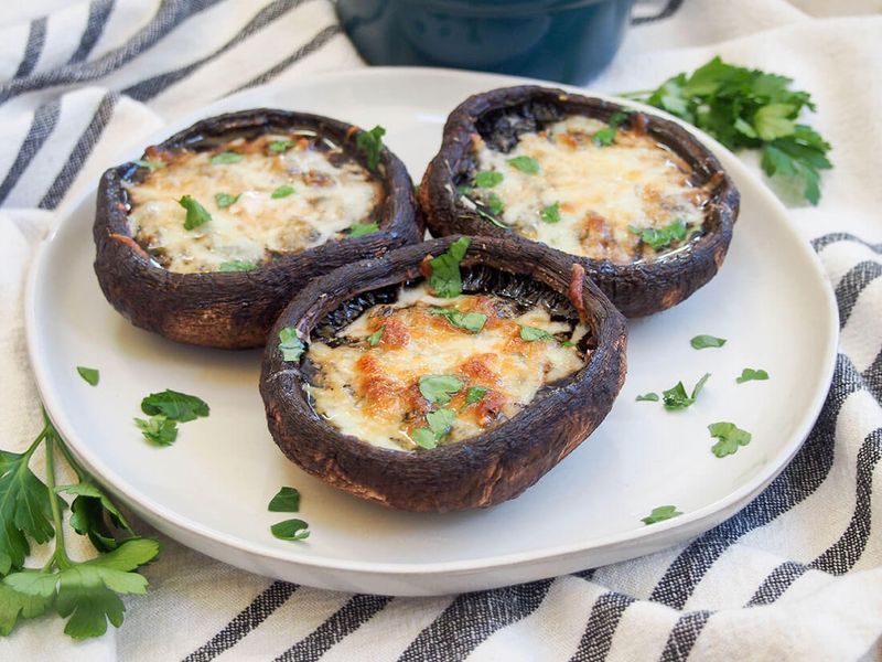Garlic Butter Stuffed Mushrooms